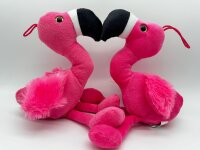 Kuscheltier Plüschtier XXL Plüsch Flamingo 30 cm pink aus niciweichem Stoff für Mädchen, Jungen & Babys – Flauschiges Stofftier zum Spielen