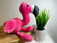 Kuscheltier Plüschtier XXL Plüsch Flamingo 30 cm pink aus niciweichem Stoff für Mädchen, Jungen & Babys – Flauschiges Stofftier zum Spielen