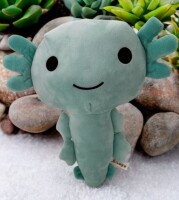 Axolotl Echse Molch 30 cm mint grün Kuscheltier Figur Plüsch Tintenfisch Spiel Puppe XL Plüschtier