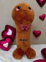 Plüsch Penis Kuscheltier 15 cm rosa Junggesellenabschied Geschenk