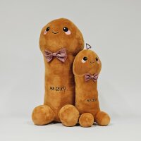 Plüsch Penis Kuscheltier 15 cm braun Junggesellenabschied Geschenk