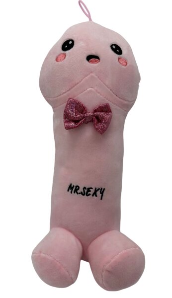 Plüsch Penis Kuscheltier 32 cm rosa Junggesellenabschied Geschenk