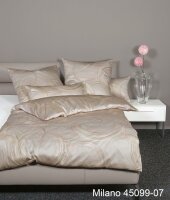 Janine Mako-Satin Kissenhülle 40 x 80 cm 1 teilig  MILANO 45099-07-602 naturell