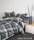 Janine Mako-Satin Bettwäsche 155 x 220 cm 80 x 80 2 teilig  MILANO 45103-08-512 titan