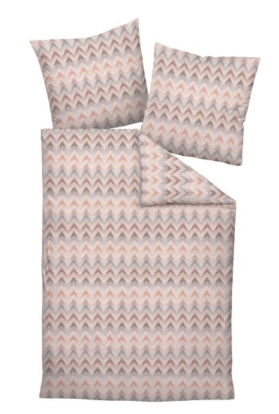 Janine Interlock-Jersey Kissenhülle 80 x 80 cm 1 teilig  CARMEN S 55092-04-610 koralle peach