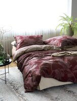 Irisette Mako-Satin Bettwäsche Set Glamour 8502 rot 155 x 200 cm + 1 Kissenbezug 80x80 cm