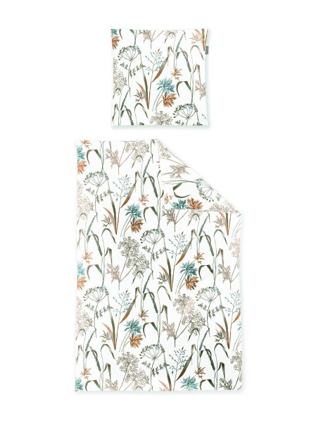 Irisette Edel-Feinbiber Bettwäsche Set Koala 8425 multi 155 x 200 cm + 1 Kissenbezug 80x80 cm