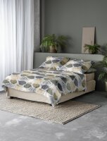 Irisette Edel-Feinbiber Bettwäsche Set Koala 8533 bunt 155 x 220 cm + 1 Kissenbezug 80x80 cm