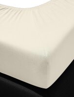 Irisette Premium Stretch Spannbetttuch Porto 0020 creme 150 x 200 cm + 140-160 x 200-220 cm