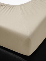 Irisette Premium Stretch Spannbetttuch Porto 0020 beige 100 x 200 cm + 90-100 x 200-220 cm