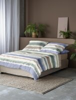 Irisette Mako-Satin Bettwäsche Set Sky 8527 blau 140...