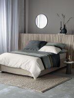 Irisette Mako-Satin Bettwäsche Set Wave 8563 petrol 155 x 220 cm + 1 Kissenbezug 80x80 cm