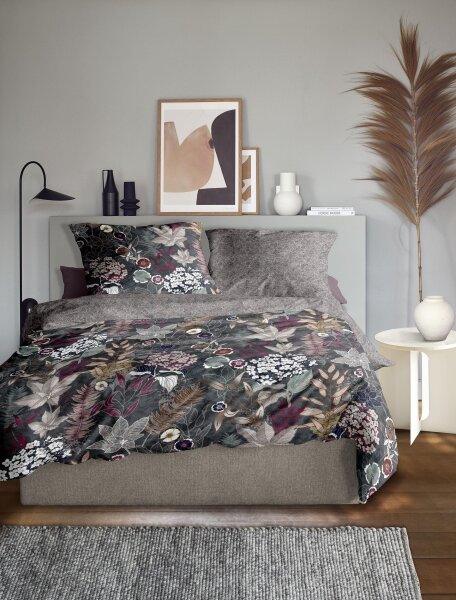 Irisette Mako-Satin Bettwäsche Set Wave 8571 multi 155 x 220 cm + 1 Kissenbezug 80x80 cm