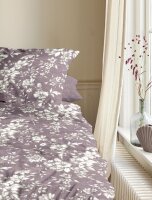 Irisette Flausch-Cotton Bettwäsche Set Zobel-HK 8558 mauve 140 x 200 cm + 1 Kissenbezug 90x70 cm