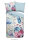 Descanso Mako Satin Bettwäsche 155 X 220 cm + 1- 80 X 80 cm Mondet flowers grau