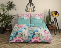 hip Mako Satin Bettwäsche 155 X 220 cm + 1- 80 X 80...