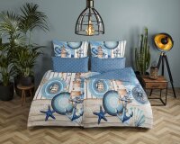 hip Mako Satin Bettwäsche 155 X 220 cm + 1- 80 X 80...
