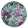 Descanso Polyvelvet Dekokissen 55 cm round Allison flowers bunt