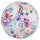 Descanso Polyvelvet Dekokissen 55 cm round Anamin flowers bunt