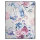 Descanso Polyvelvet Kuscheldecke 130 X 160 cm Mondet flowers grau