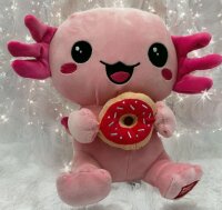 Kawaii Axolotl Kuscheltier Echse Molch Figur Plüsch 24 cm Plüsch pink