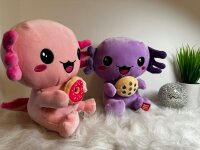 Kawaii Axolotl Kuscheltier Echse Molch Figur Plüsch 24 cm Plüsch pink