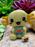 Kawaii Axolotl Kuscheltier Echse Molch Figur Plüsch 24 cm Plüsch gelb