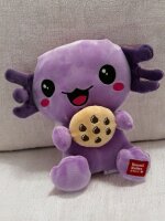 Kawaii Axolotl Kuscheltier Echse Molch Figur Plüsch 24 cm Plüsch lila