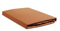 Ambiante Spannbettlaken  Baumwoll Uni HL Orange...