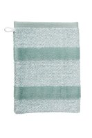 Beddinghouse Waschlappen  Sheer Stripe Green 16x22 Set a...