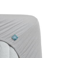 Beddinghouse Spannbettlaken  Jersey STR TD Light Grey...