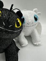 Kuscheltier Dragons Ohnezahn 24 cm Drachenzähmen leicht gemacht Plüschtier Stofftier Anime Plush Stofftier Cute Plushie Halloween Weihnachten Geschenke für Kinder