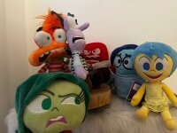 Alles steht kopf 2 Figuren Plüsch Kuscheltier Spielzeug Spiel Plüschtier Angst
