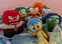 Alles steht kopf 2 Figuren Plüsch Kuscheltier Spielzeug Spiel Plüschtier Angst
