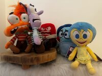 Alles steht kopf 2 Figuren Plüsch Kuscheltier Spielzeug Spiel Plüschtier Angst