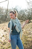 Knit Factory Brosche Iced Green