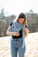 Knit Factory Brosche Iced Blue