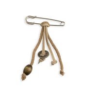 Knit Factory Brosche Nude
