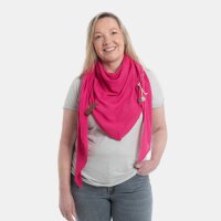 Knit Factory Lola Dreieckstuch Fuchsia