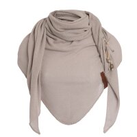 Knit Factory Lola Dreieckstuch Kieselgrau