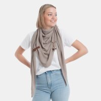 Knit Factory Lola Dreieckstuch Kieselgrau