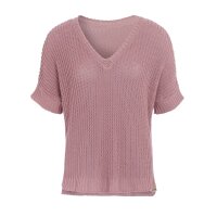 Knit Factory Daisy Strickpullover V-Ausschnitt Old Pink...