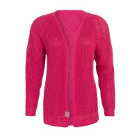 Knit Factory Daisy Kurze Strickjacke Fuchsia 40/42