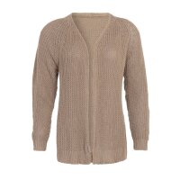 Knit Factory Daisy Kurze Strickjacke Leinen 40/42