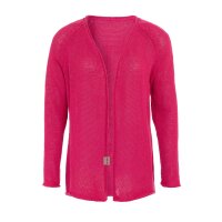 Knit Factory Jasmin Kurze Strickjacke Fuchsia 40/42