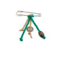 Knit Factory Brosche Bright Green