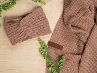 Knit Factory Joy Stirnband Iced Clay
