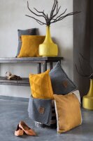 Knit Factory Jesse Plaid Urban Green 160x130 cm