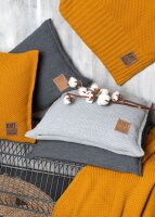 Knit Factory Jesse Plaid XL Iced Clay 195x225 195x225 cm