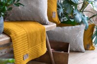Knit Factory Uni Plaid Urban Green 160x130 cm